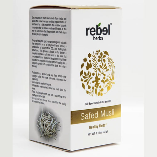 Picture of Safed Musli Extract Powder 33gm by Rebel Herbs              