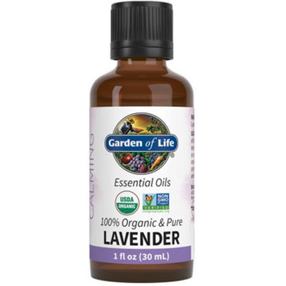 Picture of Organic Lavender Essential Oil 1 oz. by Garden of Life      