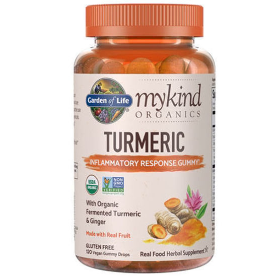 Picture of mykind Organics Turmeric Inflammatory Response 120 Gummies  