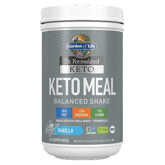Picture of Dr. Formulated Keto Meal (Vanilla) 672g by Garden of Life   