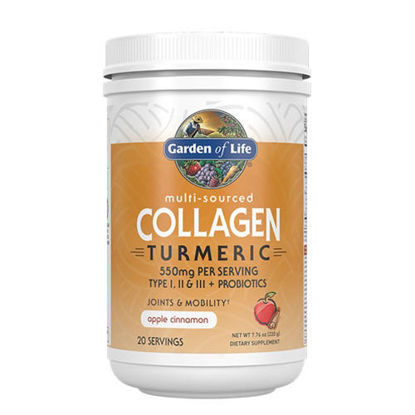 Picture of Collagen Turmeric (Apple Cinnamon) 220g by Garden of Life   