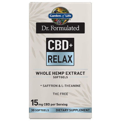 Picture of Dr. Formulated CBD+ Relax Softgels (15mg) 30ct by GoL       