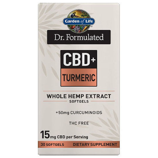 Picture of Dr. Formulated CBD+ Turmeric Softgels (15mg) 30ct by GoL    