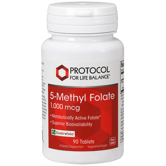 Picture of 5-Methyl Folate (1,000 mcg) 90 tabs by Protocol             