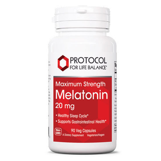 Picture of Maximum Strength Melatonin (20mg) 90 caps by Protocol       