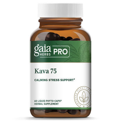 Picture of Kava 75 (was Kava Kava) 60 caps, Gaia Professional          