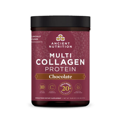 Picture of Multi Collagen Protein (Chocolate) 472g by Ancient Nutrition